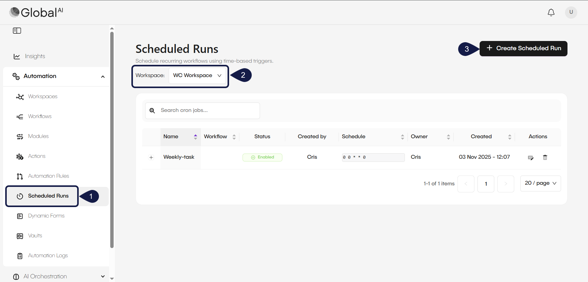 The Vaults page with the Import Variables button highlighted.